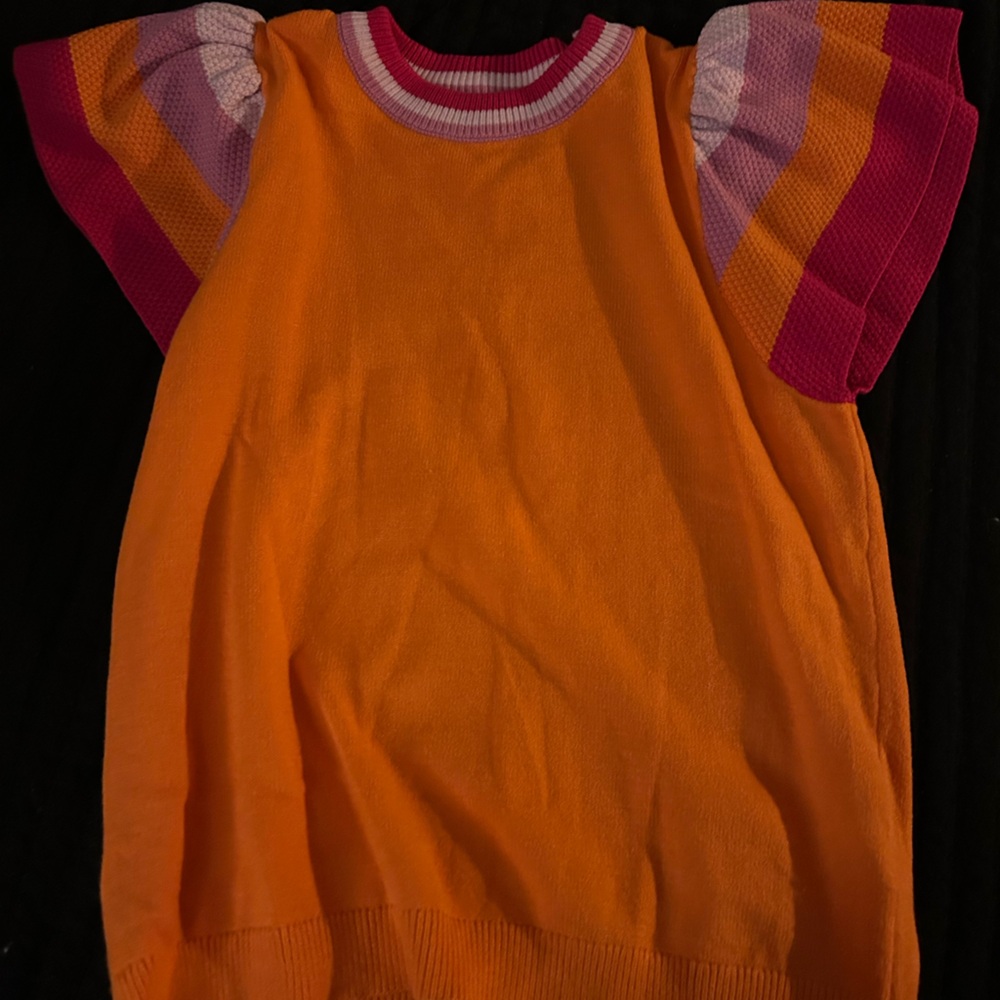Orange sweater